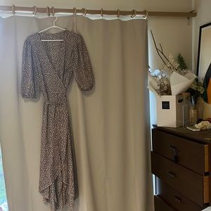 Pink/Beige Animal Print Dress